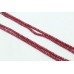 Red Ruby Natural Round Beads Stones NECKLACE 2 lines 151 Carats